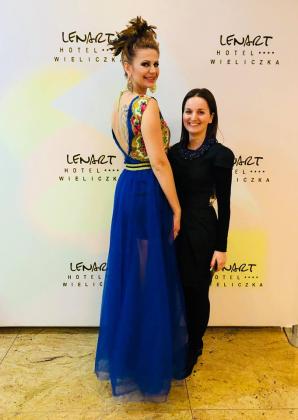 Maja Plich gwiazdą pokazu mody FOLK DESIGN - Anety Larysy Knap w Lenart Hotel w Wieliczce