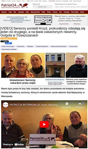 RUTKOWSKI: Nowa Wójt w Trzeszczanach! Koniec rządów skazanego Stanisława Cz. i uznanego winnym przestępstwa tymczasowego zarządcy Pawła L. Koniec prześladowania prawdomównego robotnika Wiesława Księżuka i seniorów!