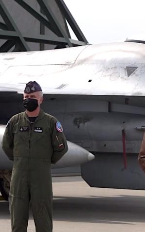 [VIDEO] Baza w Łasku przygotowuje się na F-35