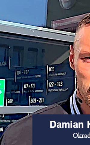 [VIDEO] Okradziony Damian Kocemba dziś o 15:45 spotyka się z Komendantem Policji w Kłobucku 