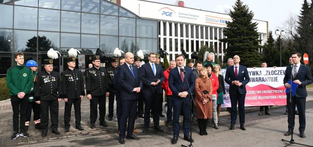 [VIDEO] Wizyta ministra Zbigniewa Ziobro w Kopalni Węgla Brunatnego Bełchatów